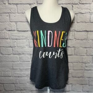 Shein Kindness Count Grey Muscle Shirt Size Tag Missing